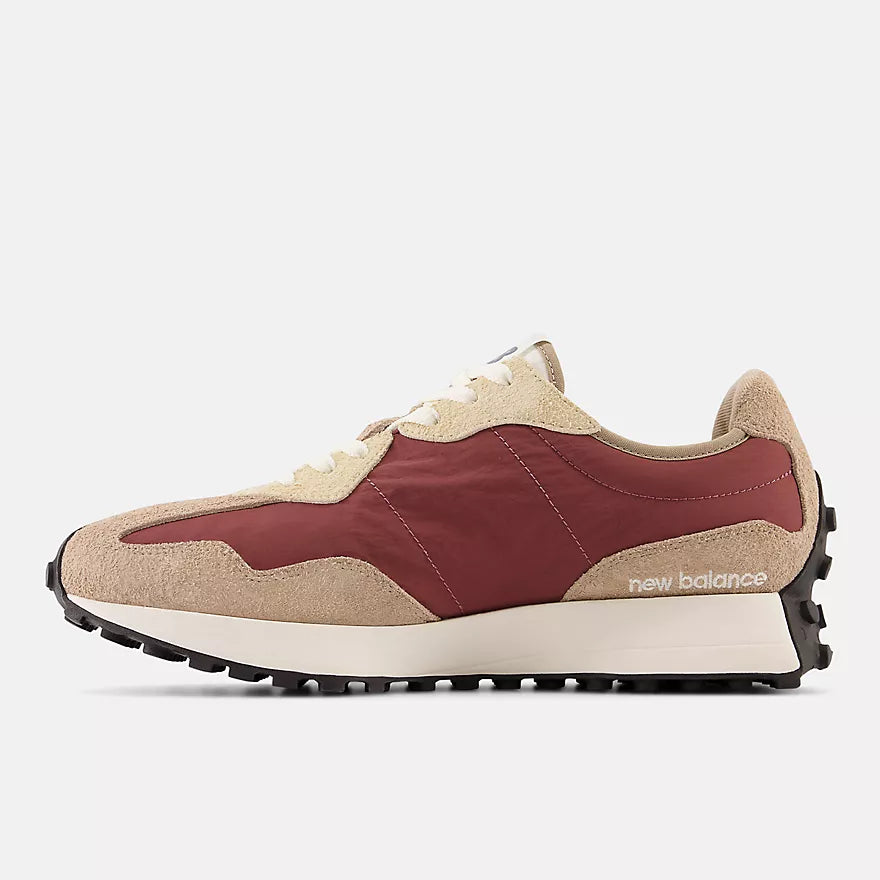 New Balance 327 Driftwood Burgundy