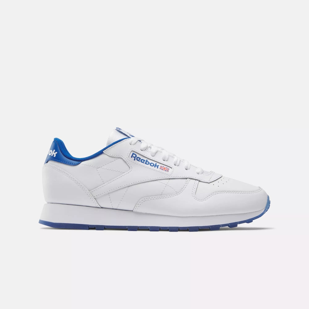 Reebok Classic Leather - White / Vector Blue