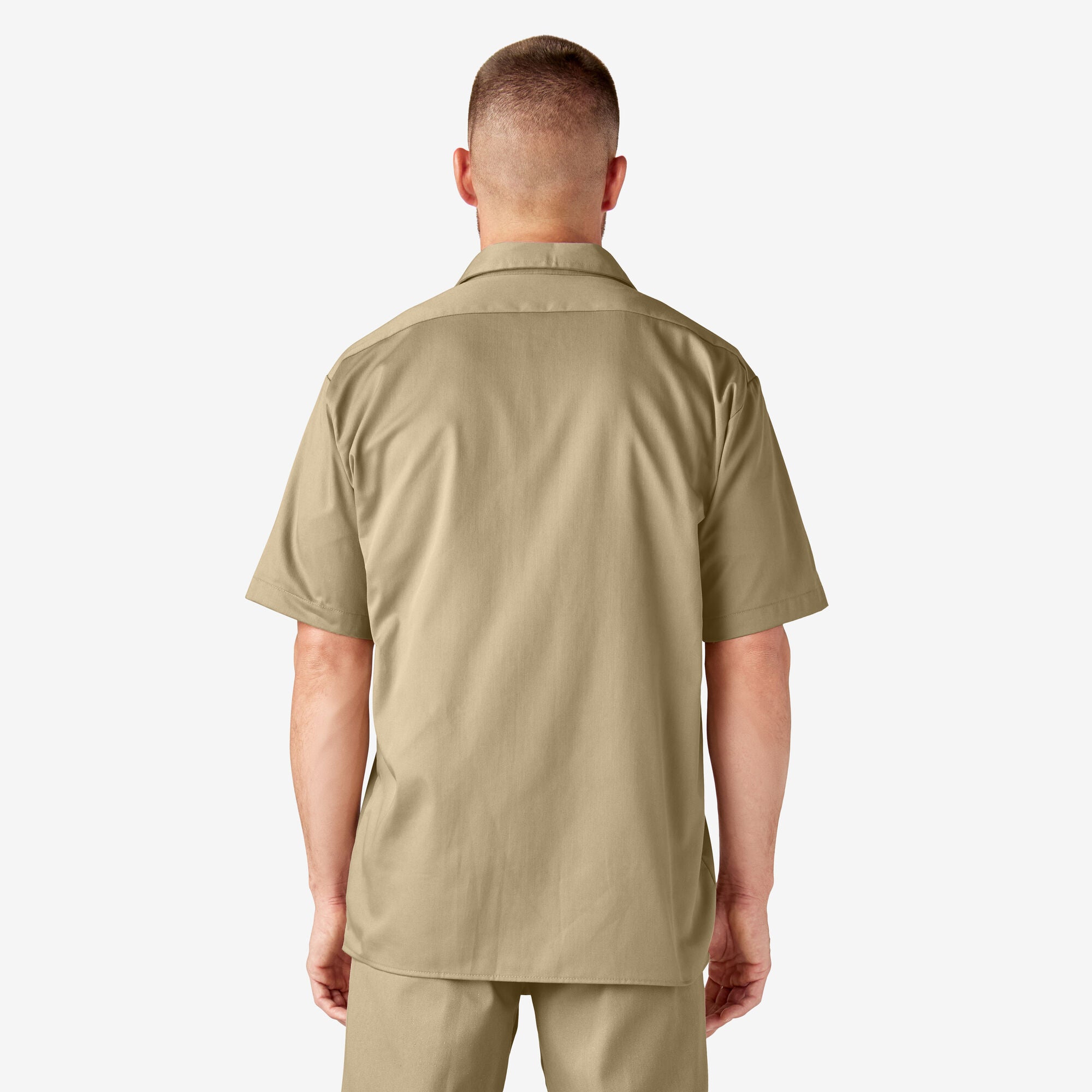 Dickies Short Sleeve Work Shirt Khaki – Conkrete