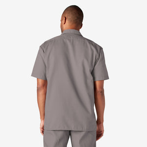 Dickies Short Sleeve Work Shirt - Silver Gray