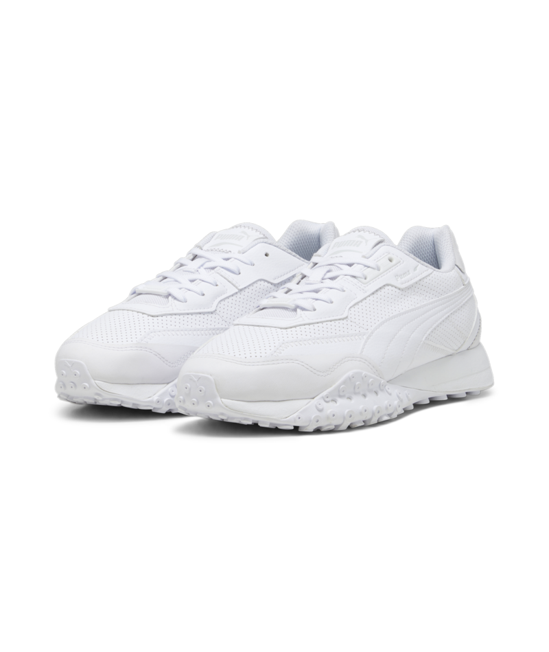 Puma Blacktop Rider Leather - White