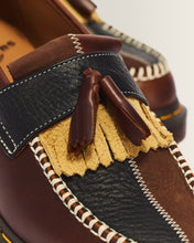 Load image into Gallery viewer, Dr. Martens Adrian Patchwork - Butterscotch / Dark Brown / Navy
