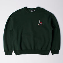 Load image into Gallery viewer, by Parra - Goose Ball Crew Neck Sweatshirt - Pine Green