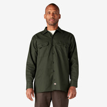 Load image into Gallery viewer, Dickies Long Sleeve Work Shirt - Olive Green