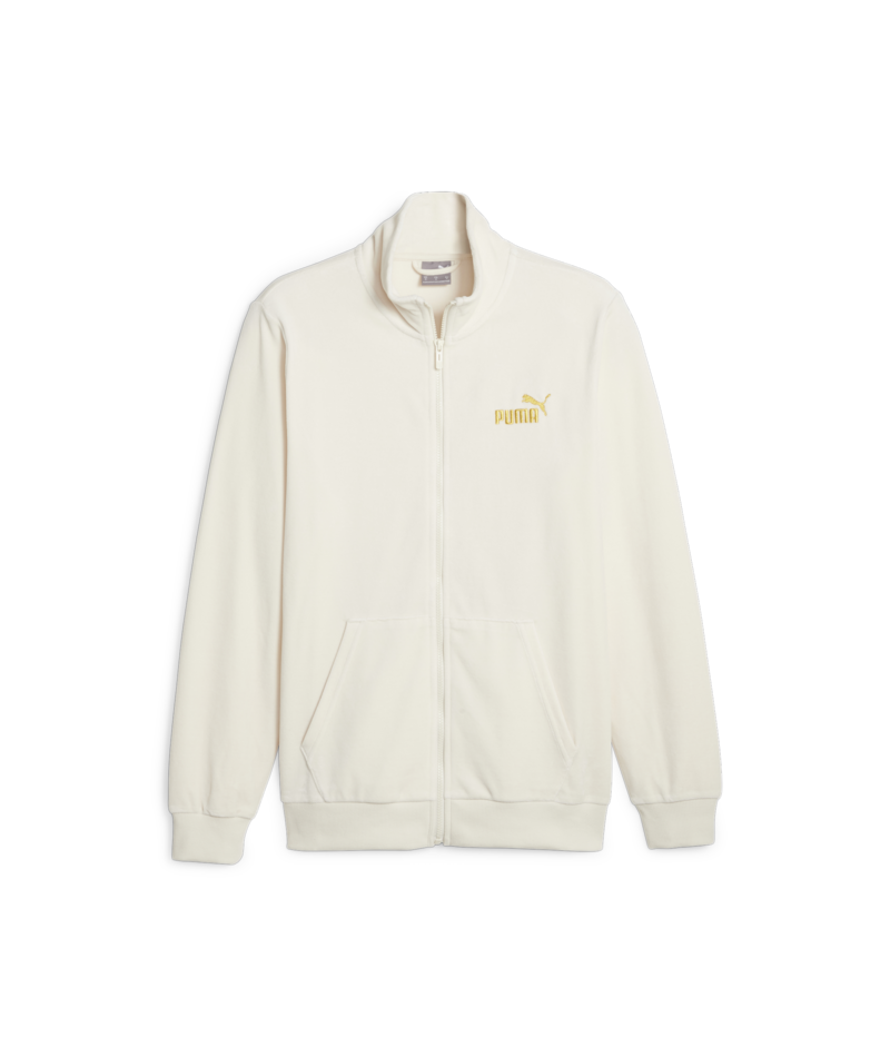 Puma Minimal Gold Velour Jacket Alpine Snow Conkrete