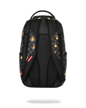 Load image into Gallery viewer, SPRAYGROUND SUPER HOT FIRE SHARKS IN PARIS BACKPACK