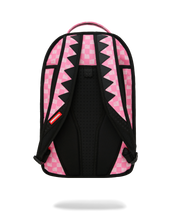 Load image into Gallery viewer, SPRAYGROUND CLEAR DLX BACKPACK - CHECKED OUT (PINK DRIP)