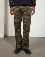 Load image into Gallery viewer, Pleasures Camo Flare Jeans