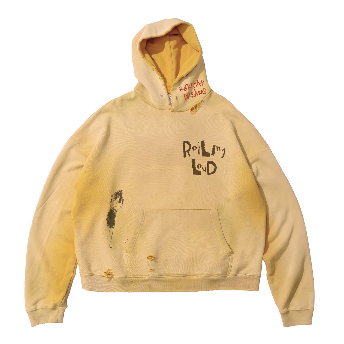 Rolling Loud Class Of Chaos Hoodie - Yellow