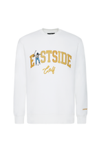 Load image into Gallery viewer, Eastside Golf &quot;Everyone&#39;s Game Fleece Crew&quot; - White