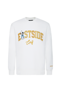 Eastside Golf "Everyone's Game Fleece Crew" - White