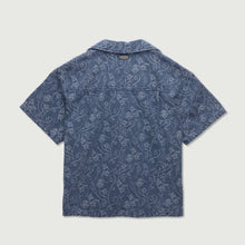 Load image into Gallery viewer, Honor The Gift - Jacquard Short Sleeve Camp Shirt - Light Indigo