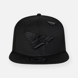 Paper Plans Blackout Crown Old School Snapback Hat