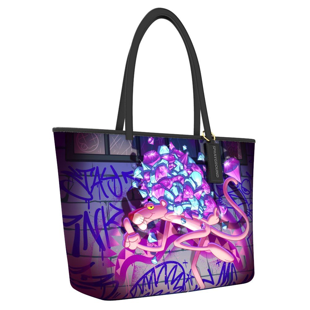 Sprayground Pink Panther Diamond Heist Tote