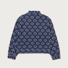 Load image into Gallery viewer, Honor The Gift Denim Riding Jacket - Navy / White