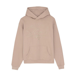 Staple Excellence Embroidered Hoodie - Khaki