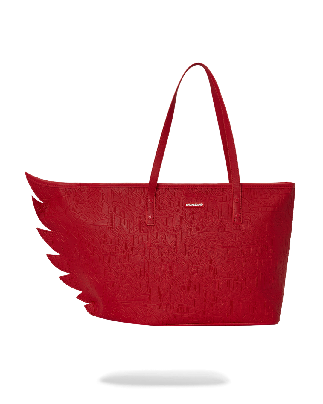 Sprayground Red Scribble Wing Tote Bag