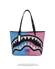 Load image into Gallery viewer, SPRAYGROUND SHARK CENTRAL COTTON CANDY TOTE