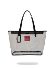 Load image into Gallery viewer, SPRAYGROUND FULLY CLEAR SHARKS IN PARIS TOTE