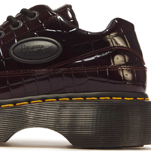 Load image into Gallery viewer, Dr. Martens Buzz 5 Eye Croc Emboss Leather - Oxblood
