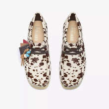 Load image into Gallery viewer, Clarks Women's Wallabee - Brown Cow Print