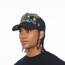 Load image into Gallery viewer, Cult Of Individuality Mesh Trucker Hat - Stained Glass / Black