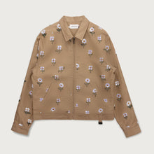 Load image into Gallery viewer, Honor The Gift Flowers Beaded Jacket - Taupe
