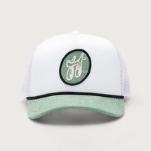 Load image into Gallery viewer, Honor The Gift H Patch Trucker Cap - Bone