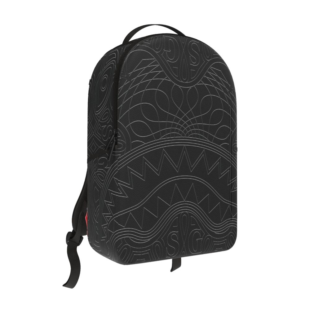 Sprayground Tonal Monogram Emboss Shark Backpack