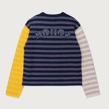 Load image into Gallery viewer, Honor The Gift Multi Strip Crew Sweater