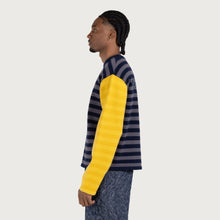 Load image into Gallery viewer, Honor The Gift Multi Strip Crew Sweater
