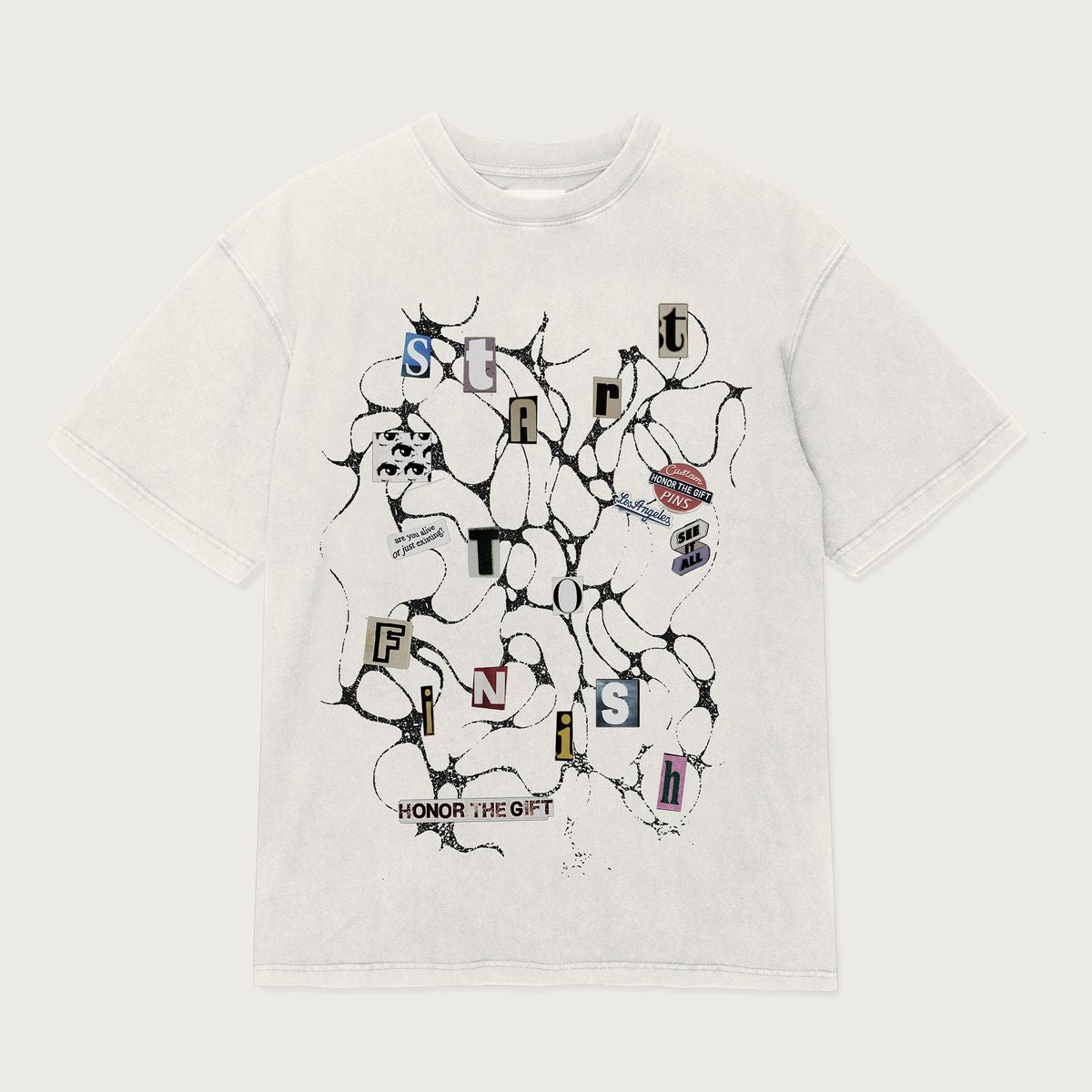 Honor The Gift - Start To Finish T Shirt -White