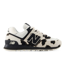 Load image into Gallery viewer, New Balance 574 Women's - Black / White / Cowprint