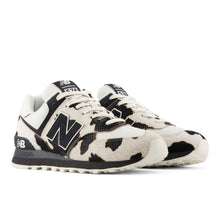 Load image into Gallery viewer, New Balance 574 Women's - Black / White / Cowprint