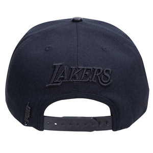 Pro Standard Los Angeles Lakers Triple Black Logo Snapback Hat