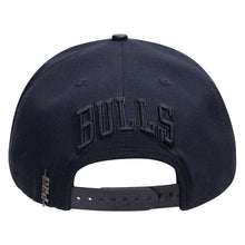 Load image into Gallery viewer, Pro StandardChicago Bulls Triple Black Logo Snapback Hat