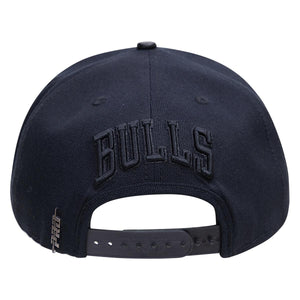 Pro StandardChicago Bulls Triple Black Logo Snapback Hat