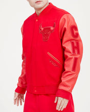 Load image into Gallery viewer, Pro Standard Chicago Bulls Triple Red Wool Varsity Jacket