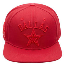 Load image into Gallery viewer, Pro Standard Dallas Cowboys Triple Red Snapback