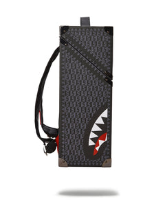 Gray Sprayground Shark Duffle Bag